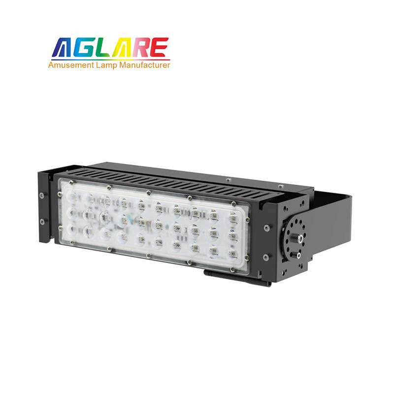 LED彩色投光灯 带？50W变色RGB泛光灯