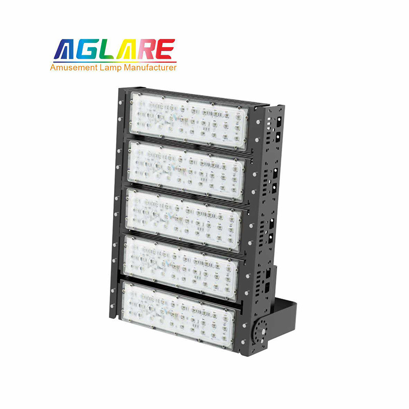 led彩色投光灯 带？250W变色RGB泛光灯游乐园公园景观户外照明