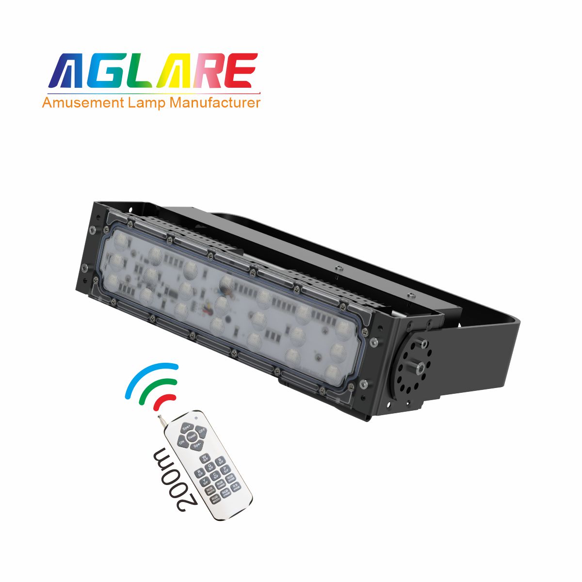 50W LED彩色投光灯带？仄