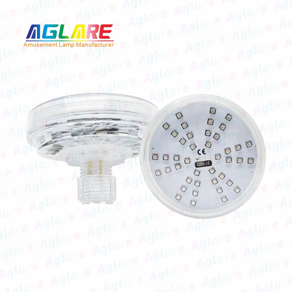 80mm RGB自动LED灯1-16旋转效果的游乐设施- AC24V， 48led